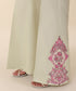 Women's Unstitched Cotton Karandi Multi Embroidered 3 Piece Suit